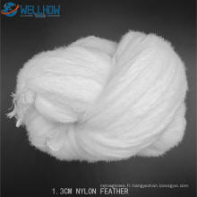 1/13NM 1 cm Nylon Nylon Fil de vison intime Chénille Nylon Plume Nylon